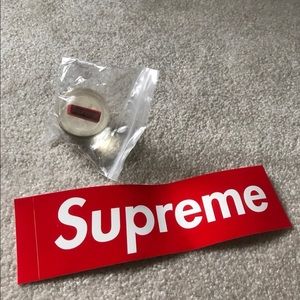 Supreme sticker and ball